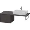 Image de Duravit, Meuble sous-lavabo, L-Cube Meuble bas pour console, 2 tiroirs, 520x400x547mm, LC583708080, LC583708080 (52 x 40 x 54.70 cm)