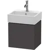 Image de Duravit, Meuble sous-lavabo, L-Cube Meuble sous-lavabo suspendu, 1 porte, charnière à droite, 434x400x341mm, LC6245R8080 (43.40 x 34.10 x 40 cm)