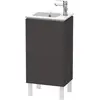 Image de Duravit, Meuble sous-lavabo, L-Cube Meuble sous-lavabo à poser, 1 porte, charnière à droite, 420x704x294mm, LC6273R8080 (42 x 29.40 x 70.40 cm)