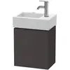 Image de Duravit, Meuble sous-lavabo, L-Cube Meuble sous-lavabo suspendu, 1 porte, charnière à gauche, 364x400x241mm, LC6293L8080 (36.40 x 24.10 x 40 cm)