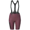 Image de Cube Bike, Femmes, Pantalon de cyclisme, Gravel Cargo - Cuissard à bretelles pour femme avec rembourrage   L (L), Rouge