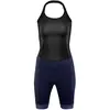Image de Cube Bike, Femmes, Pantalon de cyclisme, Road/XC Artline - Cuissard à bretelles avec peau de chamois pour femme   S (S), Bleu