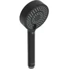 Image de Hansa, Pommeau de douche, Douchette à main Basicjet, 3 jets noir mat (3 Types de jets, 18 l/min)