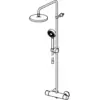 Image de Hansa, Système de douche, Micra Système de douche avec thermostat noir mat