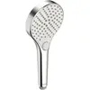 Image de Hansa, Pommeau de douche, VIVA Handbrausen, Eco, ronde, diamètre 110mm, 3 jets, chrome, 44350300 (3 Types de jets, 7.80 l/min)