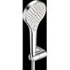Image de Hansa, Pommeau de douche, VIVA Garniture de douche à main, douchette à 3 jets, flexible de douche 1750mm, 44170220 (3 Types de jets, 12 l/min)