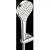 Image de Hansa, Pommeau de douche, VIVA Garniture de douche à main, douchette à 3 jets, flexible de douche 1250mm, chromé, 44170120 (3 Types de jets, 12 l/min)