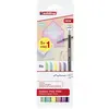 Image de Edding, Écriture + dessin, Feutre de coloriage Colourpen Fine 1200 'Pastel' 5+1 (6x)