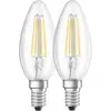 Image de Osram, Ampoule, Bougie E14 - B35 (E14, 470 lm, 2x)