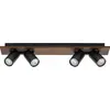 Image de Ledvance, Applique + plafonnier, DECOR SPOT MERCURY BLACK 4x3.4W 927 DIM (920 lm, GU10)