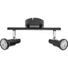 Image de Ledvance, Plafonnier, LED SPOT BLACK 2 X 3.4W 927 DIM (460 lm)