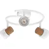 Image de Ledvance, Applique + plafonnier, DECOR SPOT CORK WHITE Spirale 3x3.4W 927 DIM (690 lm, GU10)