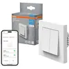 Image de Osram, Interrupteurs éclairage + volets électriques, SMART+ WIFI MATTER WALL SWITCH 2 Channel