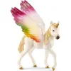 Image de Schleich Poulain de licorne arc-en-ciel ailé