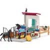 Image de Schleich Box pour chevaux avec jument et poulain