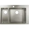 Image de hansgrohe, Évier, HG Evier à encastrer 180/450 S711-F655 inox (Éviers à poser, 50 cm, 75.50 cm)