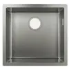 Image de hansgrohe, Évier, HG Evier sous plan 400 S719-U400 inox (Éviers à poser, 45 cm, 45 cm)