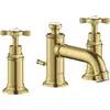 Image de Axor, Robinetterie de salle de bains, MONTREUX Mélangeur lavabo 3 trous 30, vidage par pop-up, porte-à-faux 142mm