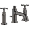 Image de Axor, Robinetterie de salle de bains, Mélangeur lavabo 3-L 30 MONTREUX DN 15 m ZAG 1 1/4" brushed black chrome