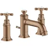 Image de Axor, Robinetterie de salle de bains, MONTREUX Mélangeur lavabo 3 trous 30, vidage par pop-up, porte-à-faux 142mm