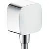 Image de Axor, Robinetterie de salle de bains, Coude de raccordement FixFit Softcube KS avec clapet anti-retour chromé