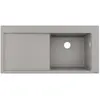 Image de hansgrohe, Évier, HG Evier à encastrer 450 m Détach. gauche S514-F450 Gris béton (Evier encastré, 51 cm, 105 cm)