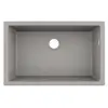 Image de hansgrohe, Évier, HG Evier sous plan 660 S510-U660 gris béton (Evier sous plan, 45 cm, 71 cm)