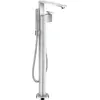 Image de hansgrohe, Robinetterie de salle de bains, Set de finition AXOR EDGE pour baignoire au sol chrome diamanté