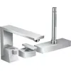 Image de Axor, Robinetterie de salle de bains, Set de finition EDGE f 3 trous mitigeur bain/douche chr Diamantsc