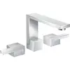Image de hansgrohe, Robinetterie de salle de bains, Mélangeur lavabo 3 trous 130 AXOR EDGE avec vidage chromé diamanté