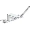 Image de hansgrohe, Robinetterie de salle de bains, Mélangeur bain/douche 4 trous AXOR MYEDITION avec plaque chrome/miroir