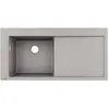 Image de hansgrohe, Évier, HG Evier à encastrer 450 m Détach. droite S5110-F450 Gris béton (Evier encastré, 51 cm, 105 cm)