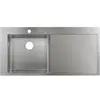 Image de hansgrohe, Évier, Evier encastré 450 avec égouttoir à droite (Éviers à poser, 51 cm, 104.50 cm)