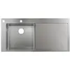 Image de hansgrohe, Évier, HG Evier à encastrer 450 m Détach. droite S718-F450 inox (Éviers à poser, 51 cm, 104.50 cm)