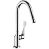 Image de hansgrohe, Robinetterie de cuisine, Axor Citterio Mitigeur monocommandé pour cuisine 250, douchette extractible Eco, 39832