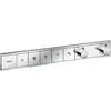 Image de hansgrohe, Robinetterie de salle de bains, Set de montage final RAINSELECT pour thermostat encastré, 5 consommateurs chromé