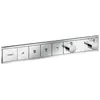 Image de hansgrohe, Robinetterie de salle de bains, HG Set de montage final RAINSELECT p thermostat encastré 4 consommateurs chromé