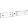 Image de hansgrohe, Robinetterie de salle de bains, HG Set de montage final RAINSELECT p thermostat encastré 3 consommateurs blanc mat