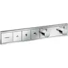 Image de hansgrohe, Robinetterie de salle de bains, Set de montage final RAINSELECT pour thermostat encastré, 3 consommateurs chromé