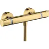 Image de hansgrohe, Robinetterie de salle de bains, Ecostat thermostat de douche Comfort apparent (poli gold optic)