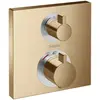 Image de hansgrohe, Robinetterie de salle de bains, Thermostat Ecostat Square (bronze brossé)