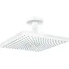 Image de hansgrohe, Pommeau de douche, Douche de tête Raindance E 300 avec raccordement au plafond (blanc mat) (1 Type de jet, 19 l/min)