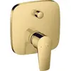 Image de hansgrohe, Robinetterie de salle de bains, Talis E Mitigeur monocommandé encastré pour baignoire (finition dorée polie)
