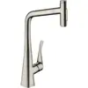 Image de hansgrohe, Robinetterie de cuisine, HG 2-L Mitigeur monocommandé pour évier METRIS Douchette extractible Finition inox