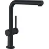 Image de hansgrohe, Robinetterie de cuisine, HG Mitigeur d'évier 270 TALIS M54 Eco, avec bec extractible 1jet noir mat