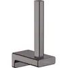 Image de hansgrohe, Dérouleur de papier toilette, Porte-rouleau de papier de rechange AddStoris, brushed black