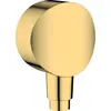Image de hansgrohe, Système de douche, HG raccord de flexible FIXFIT S m RV u angle plastique pol. go optic