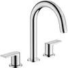 Image de hansgrohe, Robinetterie de salle de bains, HG Mélangeur lavabo 3 trous VERNIS Shape avec vidage à tirette 1 1/4 pouce ch