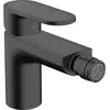 Image de hansgrohe, Robinet de bidet, HG Mitigeur de bidet VERNIS Blend avec vidage extractible. 1 1/4 pouce noir mat