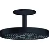 Image de Axor, Pommeau de douche, Douche de tête 280 1jet ONE avec raccordement au plafond noir mat (2 Types de jets, 12.20 l/min)